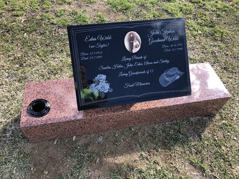 Laser Etching with Ceramic Tile Photo McKenzie Family Funerals